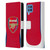 Arsenal FC 2024/25 Crest Kit Home Leather Book Wallet Case Cover For Samsung Galaxy F22 (2021)