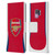 Arsenal FC 2024/25 Crest Kit Home Leather Book Wallet Case Cover For Samsung Galaxy S9