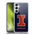 University Of Illinois U Of I University Of Illinois Distressed Look Soft Gel Case for Samsung Galaxy A55 5G