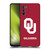 University of Oklahoma OU The University of Oklahoma Plain Soft Gel Case for Motorola Moto G82 5G