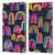 Ninola Summer Patterns Rainbows Navy Leather Book Wallet Case Cover For Amazon Fire Max 11 2023