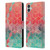 Elisabeth Fredriksson Cubes Collection Rose And Turquoise Leather Book Wallet Case Cover For Samsung Galaxy M04 5G / A04e