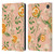 Anis Illustration Graphics Elderflower Orange Pastel Leather Book Wallet Case Cover For Amazon Fire 7 2022