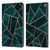 Elisabeth Fredriksson Sparkles Deep Teal Stone Leather Book Wallet Case Cover For Amazon Fire HD 10 / Plus 2021