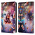 Random Galaxy Space Pizza Ride Outer Space Lazer Cat Leather Book Wallet Case Cover For Amazon Fire 7 2022