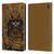 David Lozeau Colourful Grunge Samurai Leather Book Wallet Case Cover For Amazon Fire 7 2022