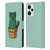 Beth Wilson Doodlecats Cactus Leather Book Wallet Case Cover For Xiaomi Redmi Note 12T