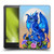 Stanley Morrison Art Blue Sapphire Dragon & Flowers Soft Gel Case for Amazon Kindle Paperwhite 5 (2021)