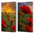 Celebrate Life Gallery Florals Red Flower Field Leather Book Wallet Case Cover For Amazon Fire HD 10 / Plus 2021