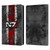 EA Bioware Mass Effect Graphics N7 Logo Distressed Leather Book Wallet Case Cover For Amazon Kindle Paperwhite 5 (2021)