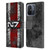 EA Bioware Mass Effect Graphics N7 Logo Distressed Leather Book Wallet Case Cover For Xiaomi Redmi 12C