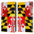 Artpoptart Flags Maryland Leather Book Wallet Case Cover For Amazon Fire 7 2022