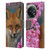Ash Evans Animals Fox Peonies Leather Book Wallet Case Cover For OnePlus 11 5G