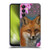 Ash Evans Animals Fox Peonies Soft Gel Case for Samsung Galaxy A25 5G
