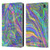 Suzan Lind Colours & Patterns Iridescent Abstract Leather Book Wallet Case Cover For Amazon Fire 7 2022