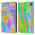 Suzan Lind Marble Abstract Rainbow Leather Book Wallet Case Cover For Amazon Fire 7 2022