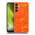 Suzan Lind Marble 2 Honey Orange Soft Gel Case for Samsung Galaxy A25 5G