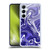 Suzan Lind Marble 2 Dark Violet Soft Gel Case for Samsung Galaxy A55 5G