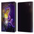 Rose Khan Dragons Purple Time Leather Book Wallet Case Cover For Amazon Fire 7 2022