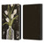 Haley Bush Floral Painting White Tulips In Glass Jar Leather Book Wallet Case Cover For Amazon Kindle Paperwhite 5 (2021)