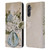 Haley Bush Floral Painting Blue And White Vase Leather Book Wallet Case Cover For Samsung Galaxy A24 4G / M34 5G