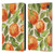 Haley Bush Pattern Painting Orange Splash Leather Book Wallet Case Cover For Amazon Fire 7 2022