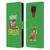 The Flintstones Graphics Drive Green Leather Book Wallet Case Cover For Motorola Moto E7 Plus