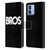 BROS Logo Art Text Leather Book Wallet Case Cover For Motorola Moto G84 5G