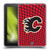 NHL Calgary Flames Net Pattern Soft Gel Case for Amazon Fire 7 2022