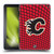NHL Calgary Flames Net Pattern Soft Gel Case for Amazon Fire HD 8/Fire HD 8 Plus 2020