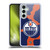 NHL Edmonton Oilers Cow Pattern Soft Gel Case for Samsung Galaxy S23 FE 5G