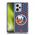 NHL New York Islanders Net Pattern Soft Gel Case for Xiaomi Redmi Note 12 Pro+ 5G