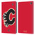 NHL Calgary Flames Oversized Leather Book Wallet Case Cover For Amazon Fire Max 11 2023
