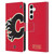 NHL Calgary Flames Oversized Leather Book Wallet Case Cover For Samsung Galaxy S24+ 5G