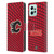 NHL Calgary Flames Net Pattern Leather Book Wallet Case Cover For Xiaomi Redmi 12