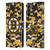 NHL Boston Bruins Camouflage Leather Book Wallet Case Cover For Samsung Galaxy A05s