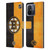 NHL Boston Bruins Half Distressed Leather Book Wallet Case Cover For Xiaomi Redmi 12C