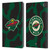 NHL Minnesota Wild Cow Pattern Leather Book Wallet Case Cover For Amazon Fire Max 11 2023