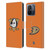 NHL Anaheim Ducks Plain Leather Book Wallet Case Cover For Xiaomi Redmi 12C