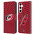 NHL Carolina Hurricanes Net Pattern Leather Book Wallet Case Cover For Samsung Galaxy S24+ 5G