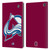 NHL Colorado Avalanche Oversized Leather Book Wallet Case Cover For Amazon Fire Max 11 2023