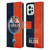 NHL Edmonton Oilers Half Distressed Leather Book Wallet Case Cover For Xiaomi Redmi 12