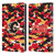 NHL Calgary Flames Camouflage Leather Book Wallet Case Cover For Amazon Fire 7 2022