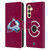 NHL Colorado Avalanche Plain Leather Book Wallet Case Cover For Samsung Galaxy S23 FE 5G