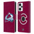 NHL Colorado Avalanche Plain Leather Book Wallet Case Cover For Xiaomi Redmi Note 12T
