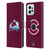 NHL Colorado Avalanche Net Pattern Leather Book Wallet Case Cover For Xiaomi Redmi 12
