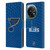 NHL St Louis Blues Net Pattern Leather Book Wallet Case Cover For OnePlus 11 5G