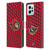 NHL Ottawa Senators Net Pattern Leather Book Wallet Case Cover For Xiaomi Redmi 12
