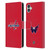 NHL Washington Capitals Plain Leather Book Wallet Case Cover For Samsung Galaxy M04 5G / A04e