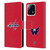 NHL Washington Capitals Plain Leather Book Wallet Case Cover For Xiaomi 13 5G